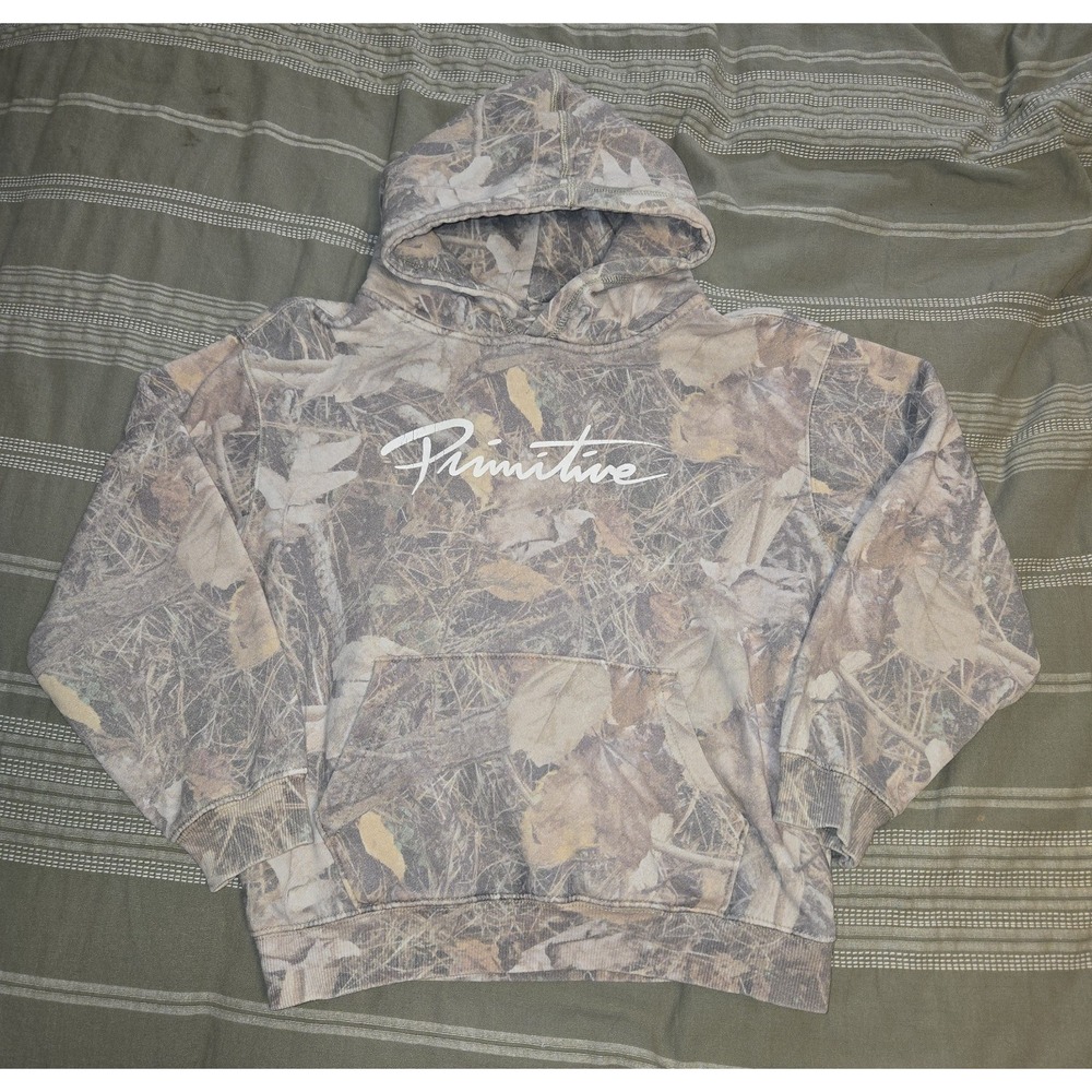 Primitive Youth Camo Sweatshirt Hooded‎ Size Large